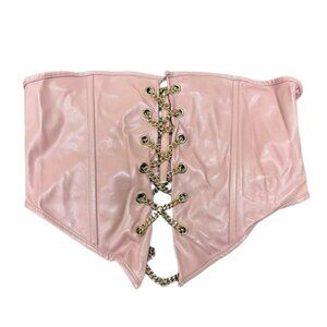 Fashion Nova Pink‎ Halter Top MEDIUM